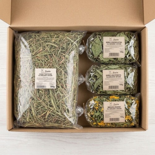Ziołowa Uczta – Zestaw ziół dla królika gryzoni karton.jpg