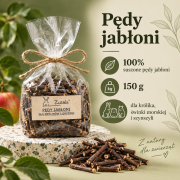 Pędy jabłoni Zuzala 150 g – suszone naturalne gryzaki w opakowaniu.png